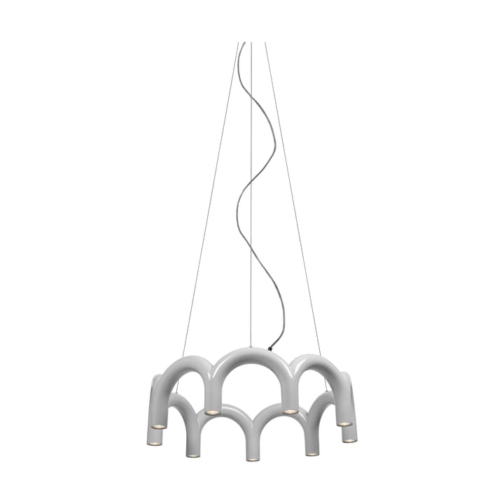 Arch circle pendant Ø76 cm, White Oblure