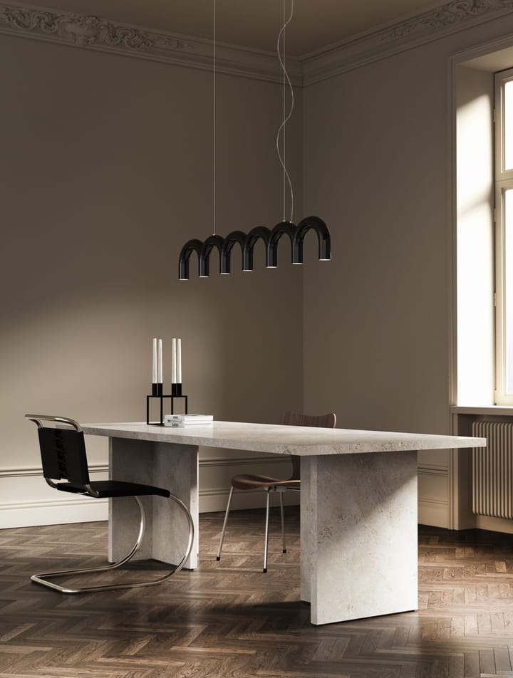 Arch pendant 125.6 cm, Black Oblure