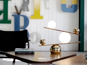 Balance table lamp - Brass - Oblure