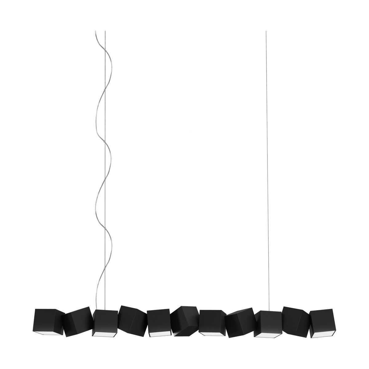 Oblure Blockchain system 11 Pendelleuchte Black