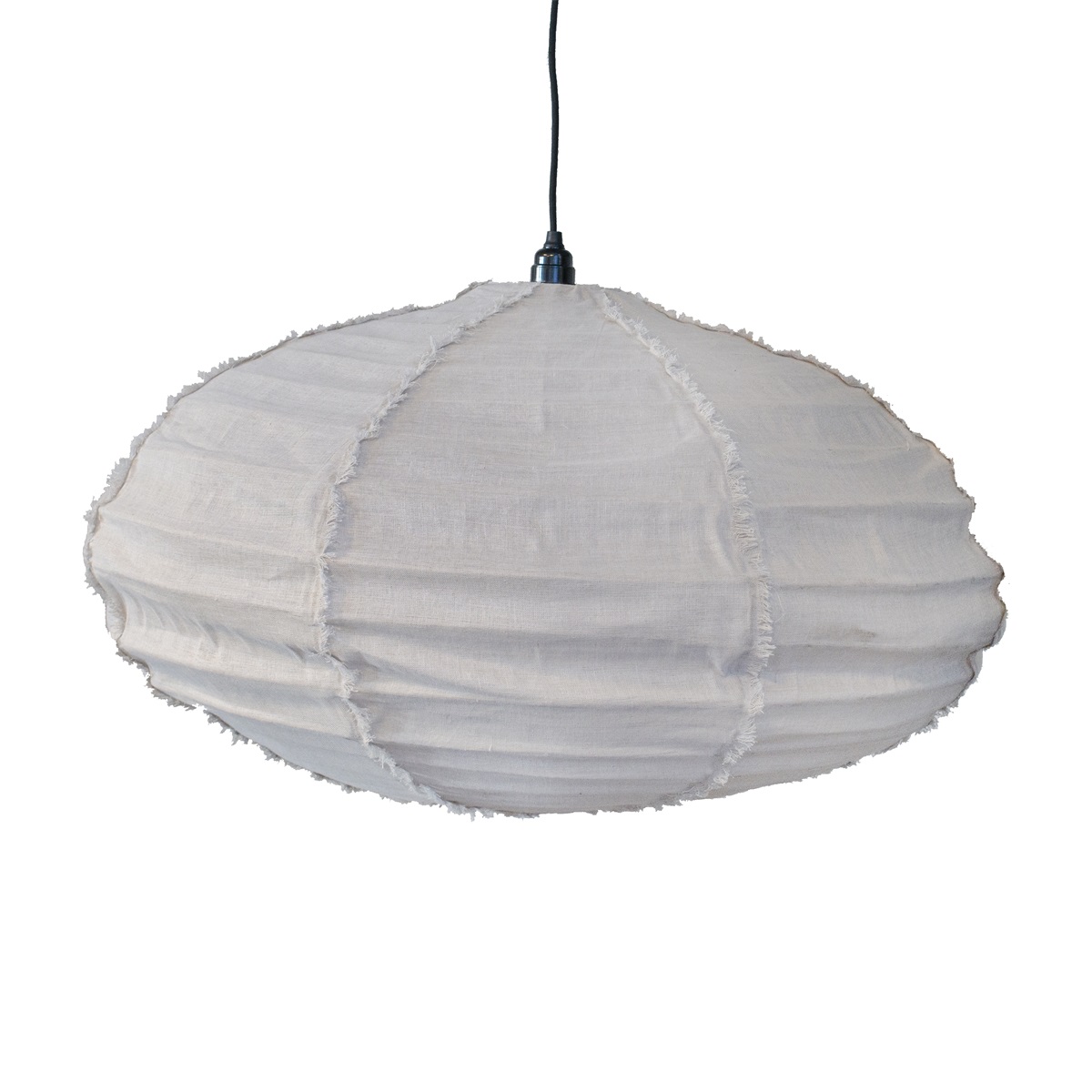 Olsson & Jensen Lino ceiling lamp linen Ø80 cm Warm gray