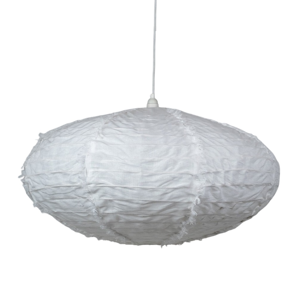 Olsson & Jensen Lino ceiling lamp linen Ø80 cm White