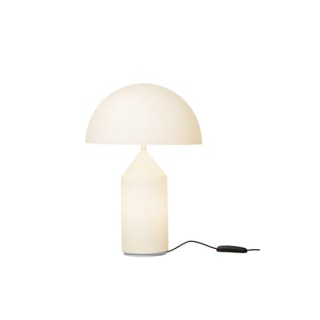 Atollo medium 237 table lamp glass - Opal, medium - Oluce