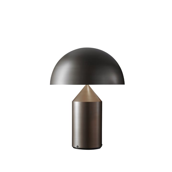 Atollo medium 239 bordslampa metall, Satin bronze Oluce