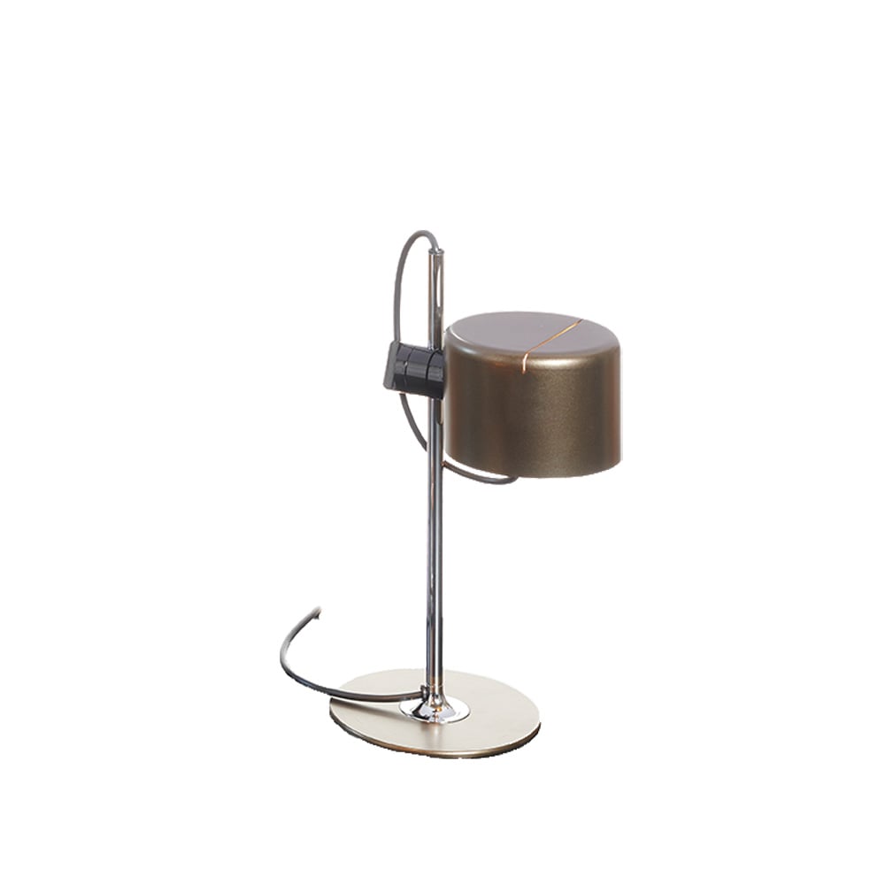 Oluce Coupé Mini table lamp Anodic bronze