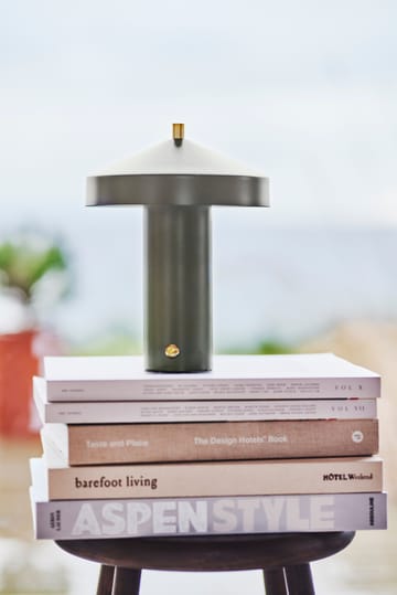 Hatto table lamp 24.5 cm - Olive - OYOY