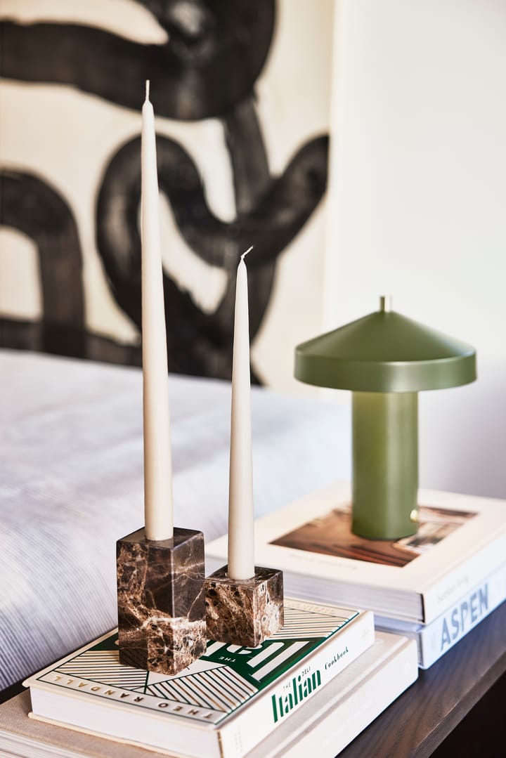 Hatto table lamp 24.5 cm, Olive OYOY