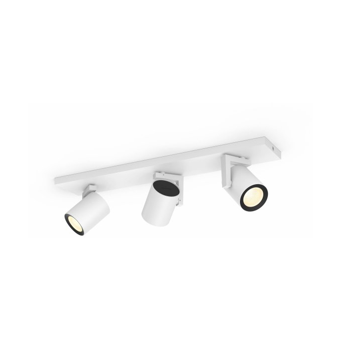 Philips Hue Argenta ceiling lamp 3-spot 52.3x20.8 cm White