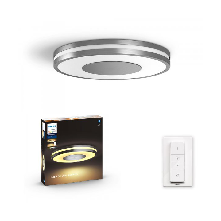 Philips Hue Being WA ceiling lamp flush Ø34.8 cm Aluminum