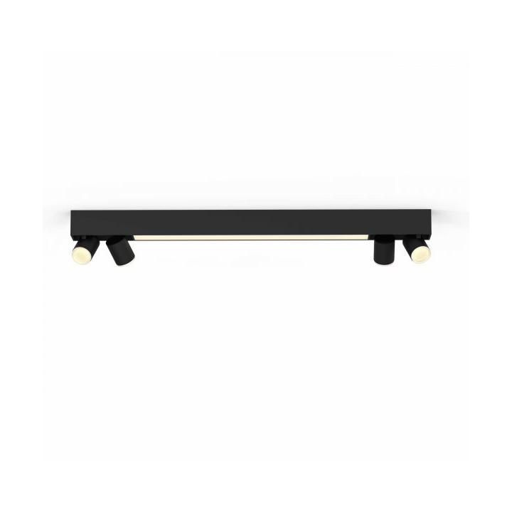 Philips Hue Centris ceiling lamp 4-spot 99x12.8 cm Black