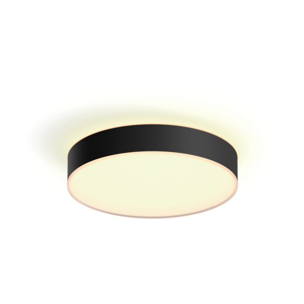 Philips Hue Enrave M Hue Ceiling Lamp Flush Mount Ø38.1 cm Black