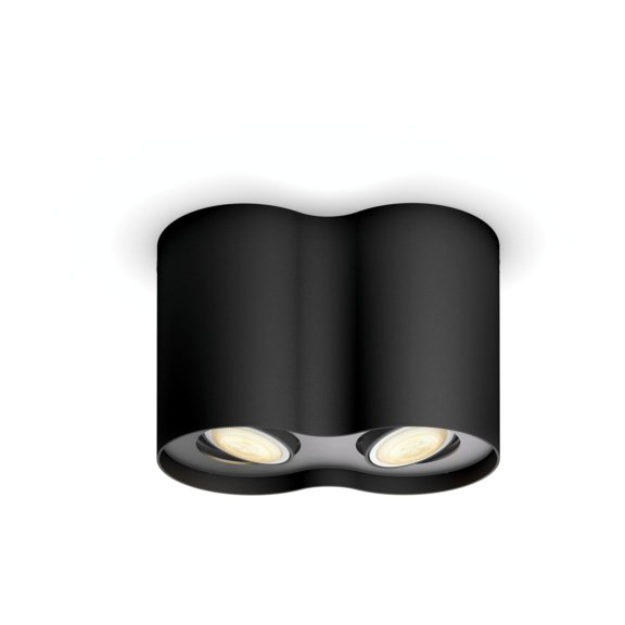 Philips Hue GU10 Pillar Hue Spot 2-pack Black