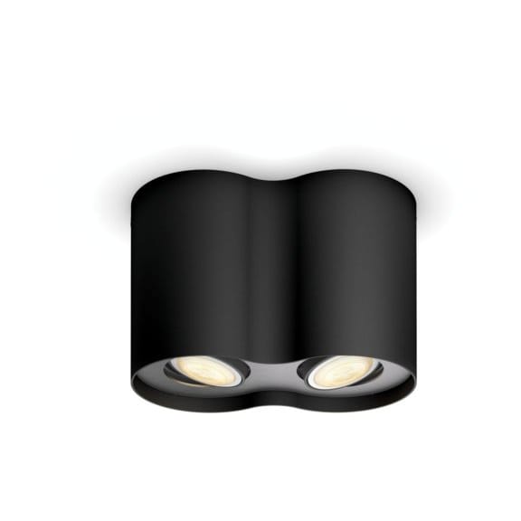 GU10 Pillar Hue Spot 2er-Pack - Schwarz - Philips Hue