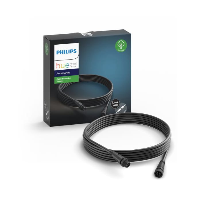 Hue Outdoor Extension Cable 5 m - Black - Philips Hue