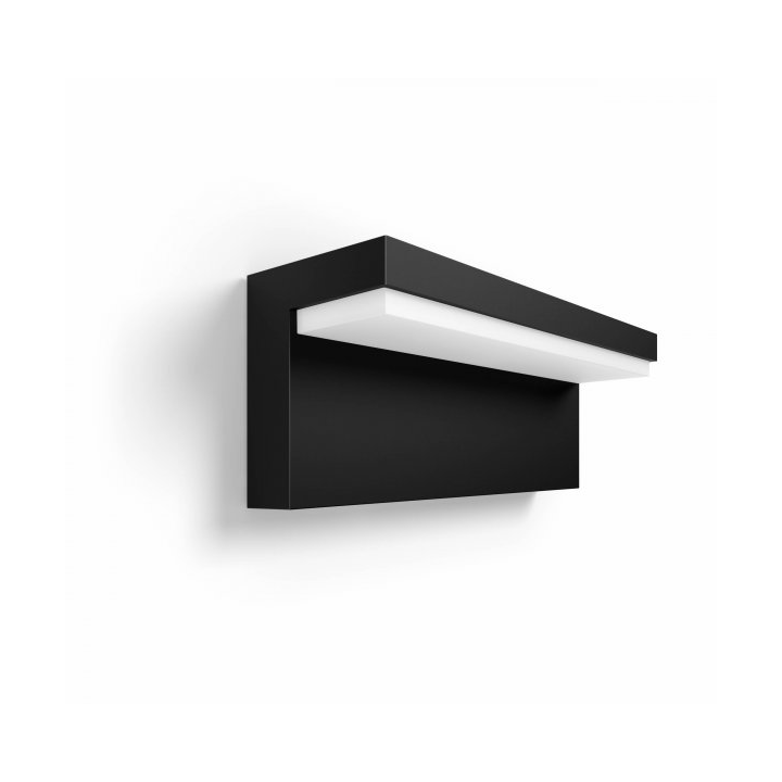 Philips Hue Nyro Outdoor Wall Lamp 25.4x10.1 cm Black