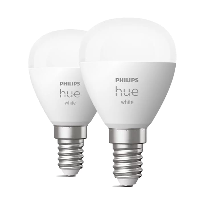 Philips Hue smart klotlampa E14 2-pack, Ø4,5 cm Philips Hue