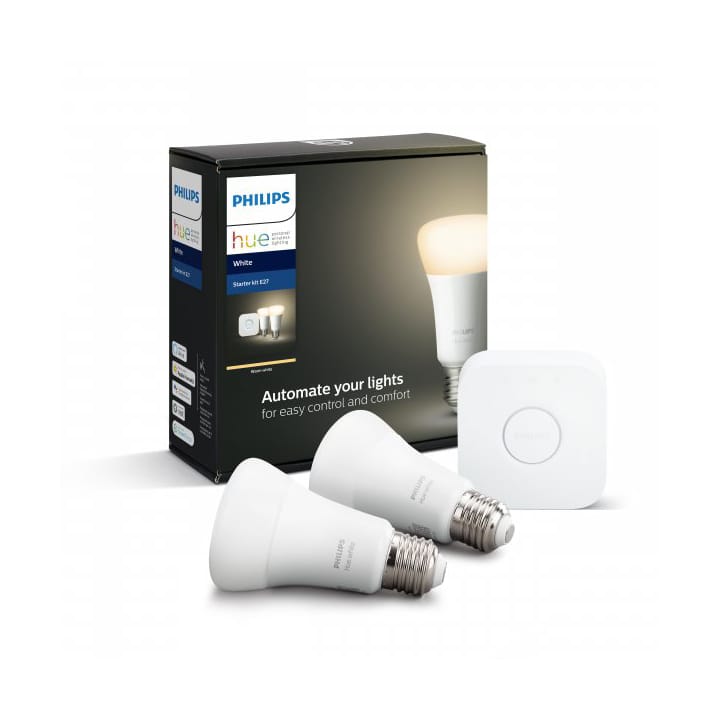 Philips Hue Smart Starter Kit E27, Clear Philips Hue