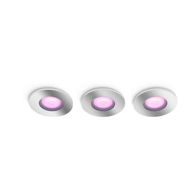 Philips Hue Xamento Hue Wca spot 3-pack Ø10 cm Chrome