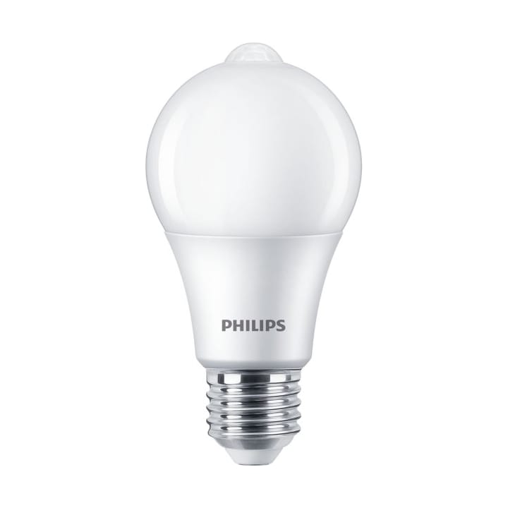 Philips sensor normal frosted E27 LED, 12,2 cm Philips