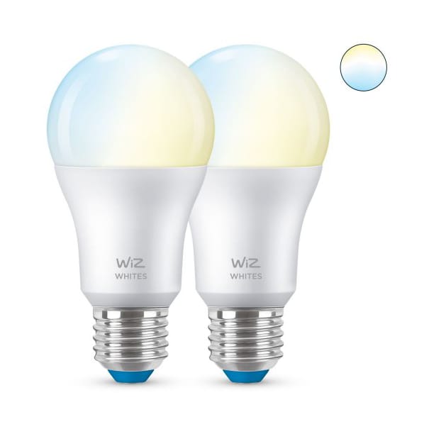 Philips WiZ Leuchtmittel E27 60W 2er Pack, Mehrere Philips WiZ