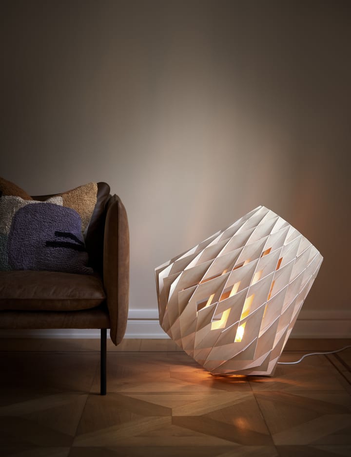 Pilke Signature floor lamp Ø64 cm, Birch Pilke