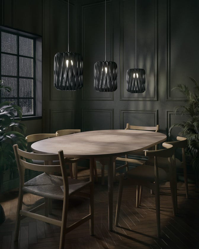 Pilke Signature pendant lamp Ø18 cm, Black Pilke