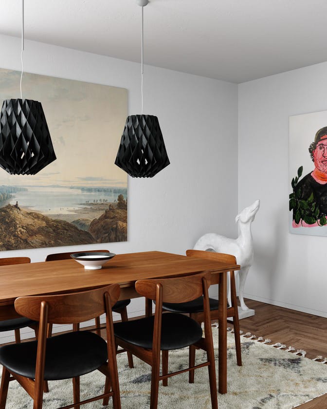 Pilke Signature pendant lamp Ø36 cm, Black Pilke