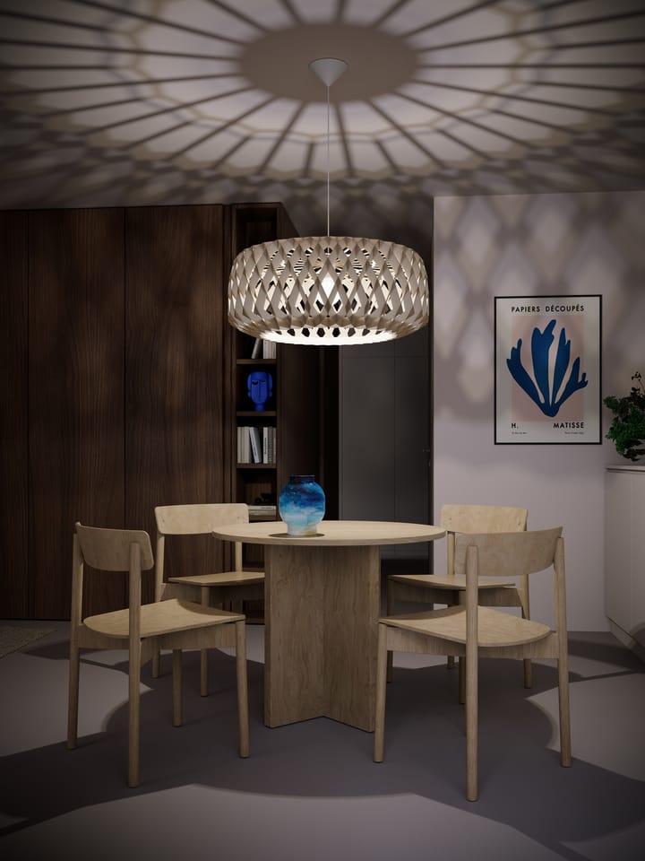 Pilke Signature pendant lamp Ø80 cm, birch Pilke