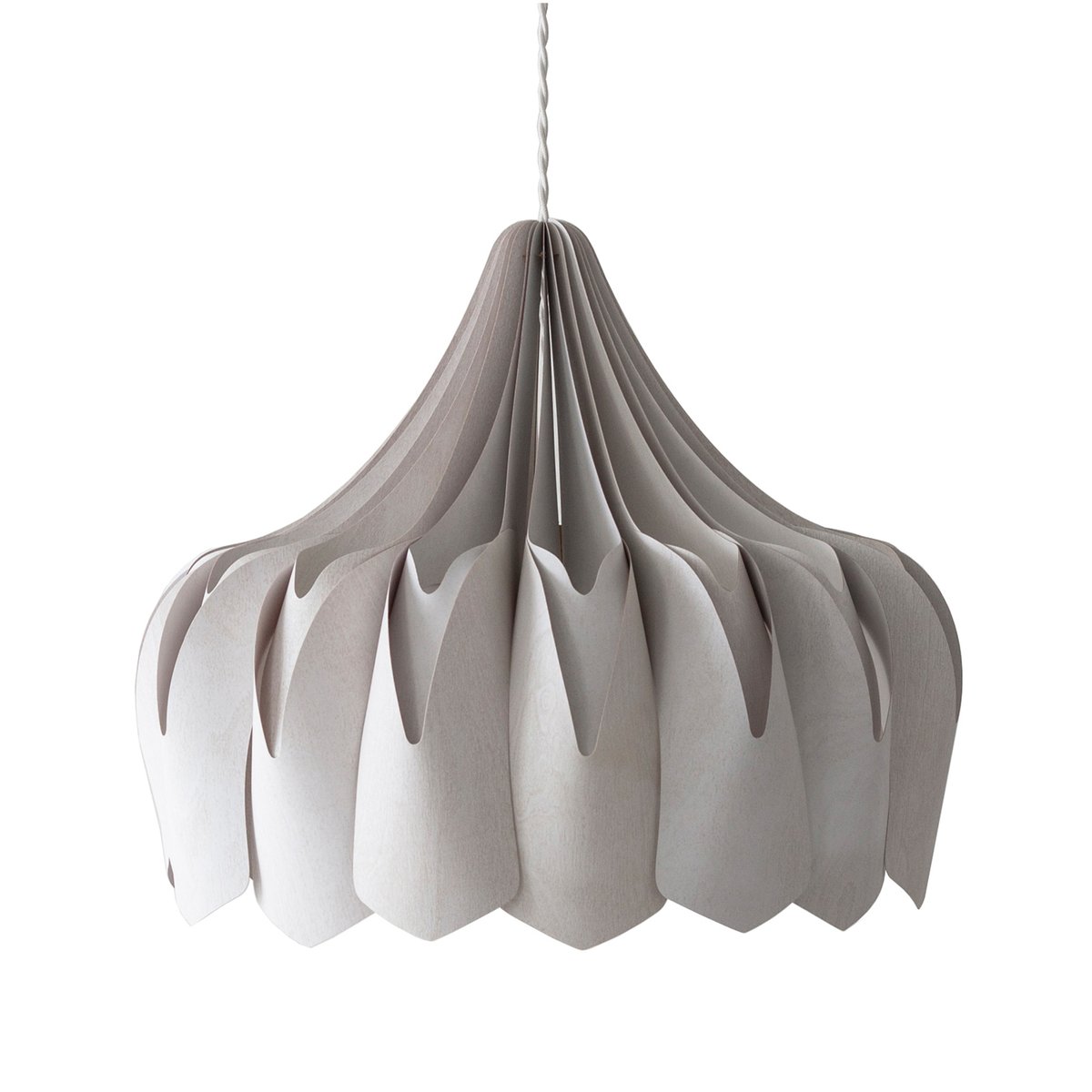 Pilke Pioni pendant lamp L Ø52 cm White