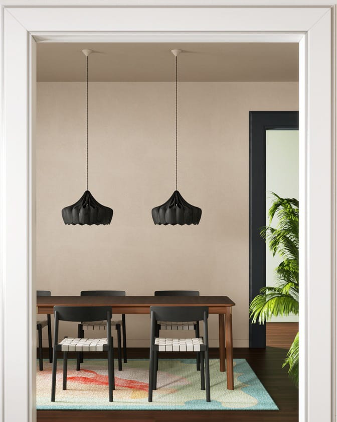 Pioni pendant lamp S Ø38 cm, Black Pilke