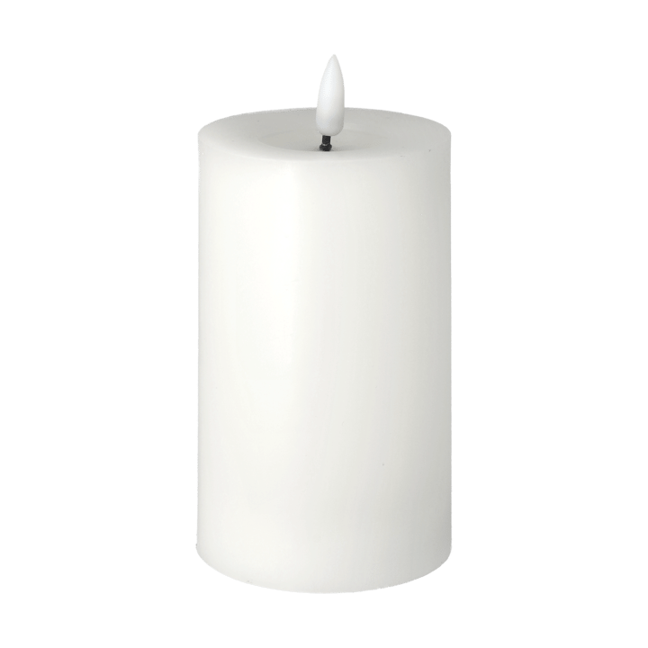 Bright Melt block candle 15 cm - White - Scandi Essentials