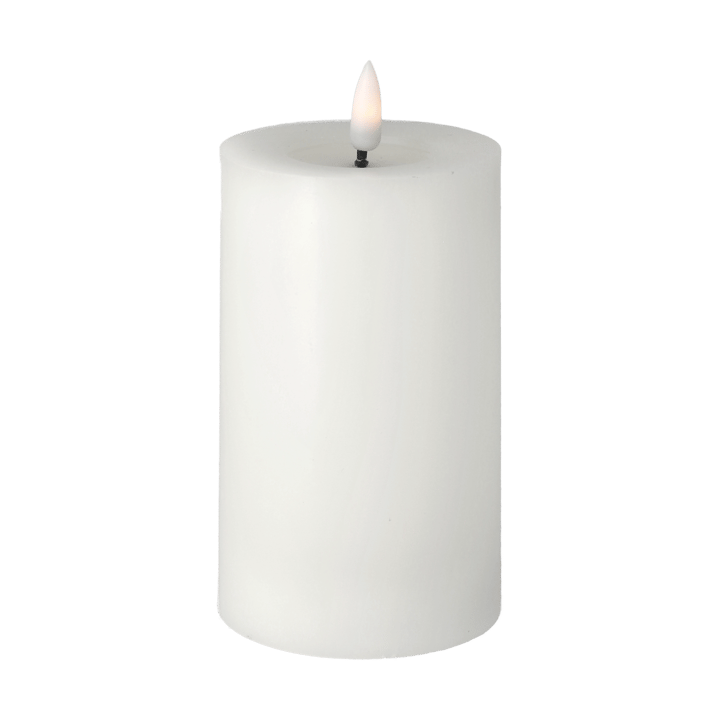 Bright Melt block candle 15 cm, White Scandi Essentials