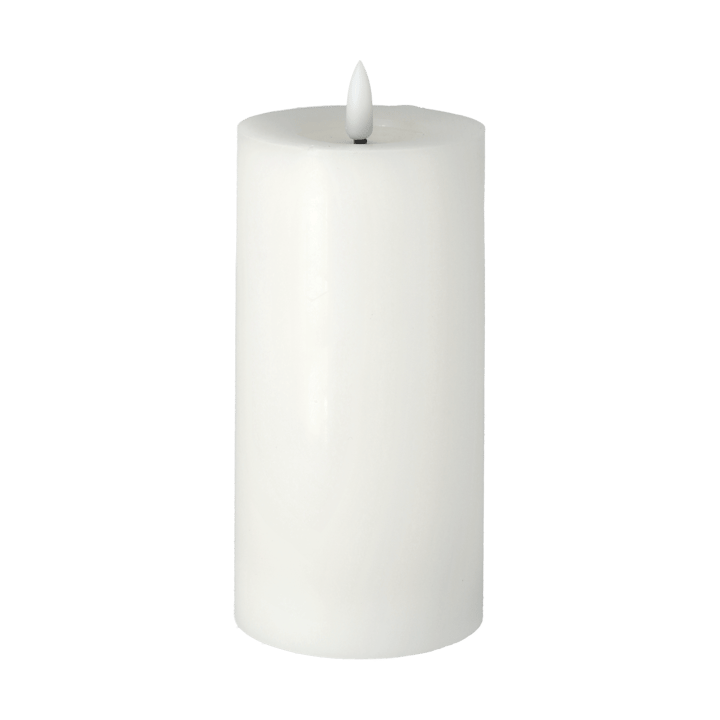 Bright Melt block candle 17,5 cm - White - Scandi Essentials