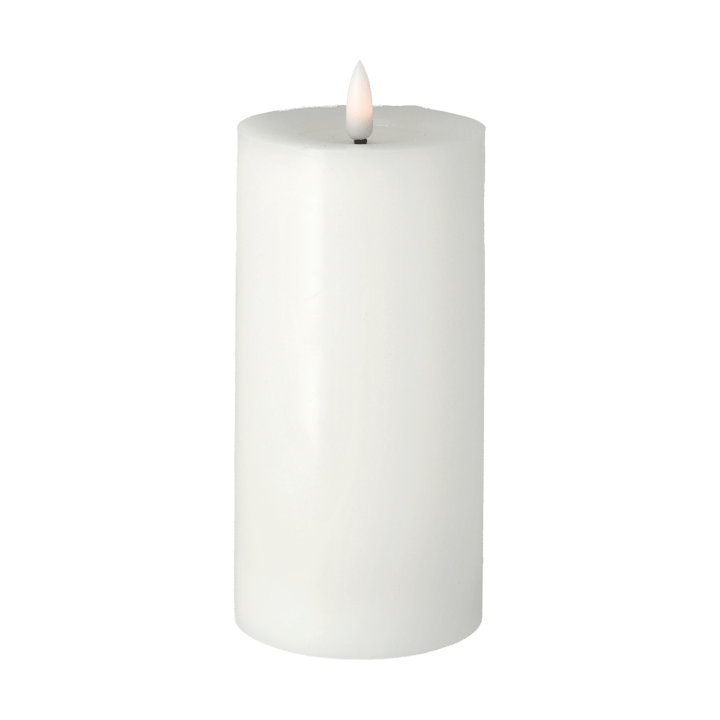 Bright Melt block candle 17,5 cm, White Scandi Essentials