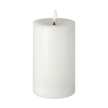 Bright Melt blockljus LED 15 cm - Vit - Scandi Essentials