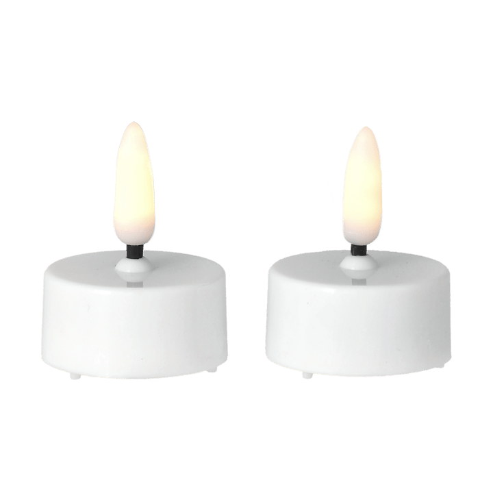 Bright värmeljus LED Ø3,8 cm 2-pack - White - Scandi Essentials