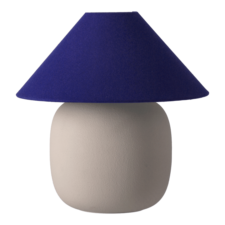 Boulder bordslampa 29 cm beige-cobolt - undefined - Scandi Living