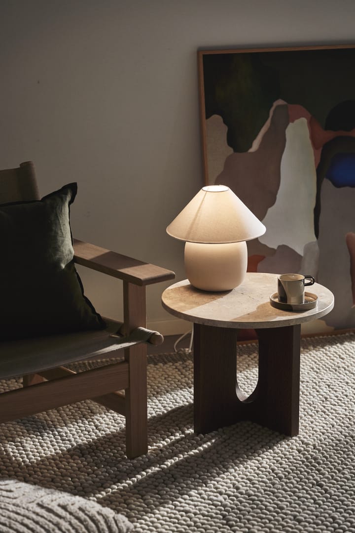 Boulder bordslampa 29 cm beige-white,  Scandi Living