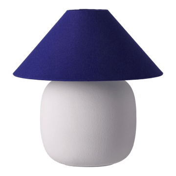 Scandi Living Boulder bordslampa 29 cm white-cobolt