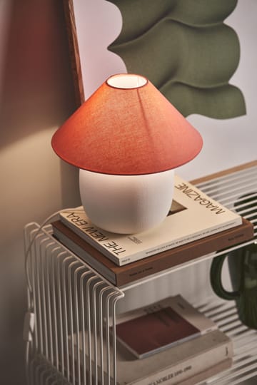 Boulder bordslampa 29 cm white-peach - undefined - Scandi Living