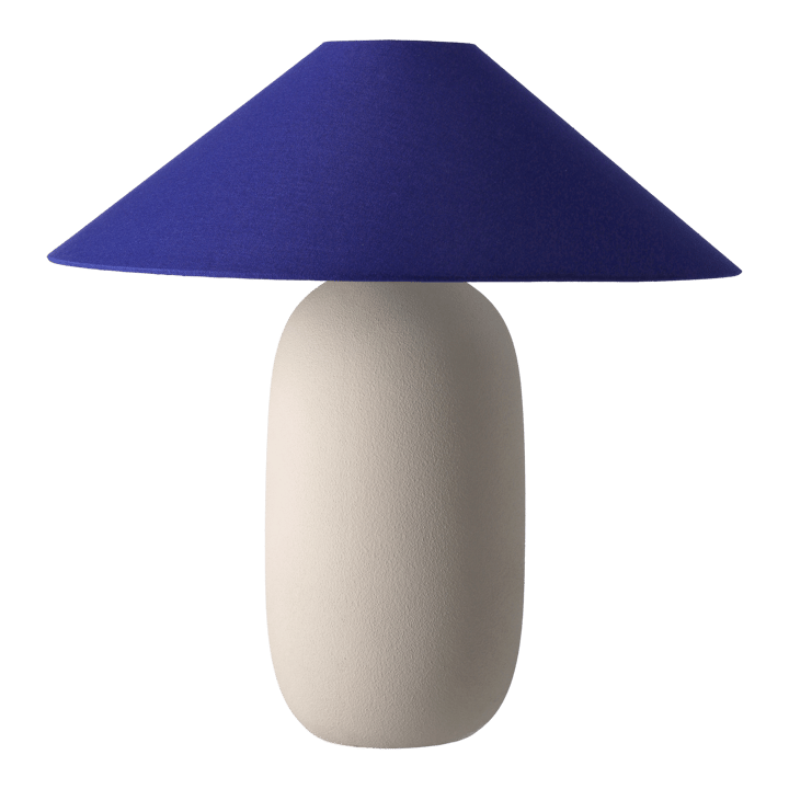 Boulder bordslampa 48 cm beige-cobolt,  Scandi Living