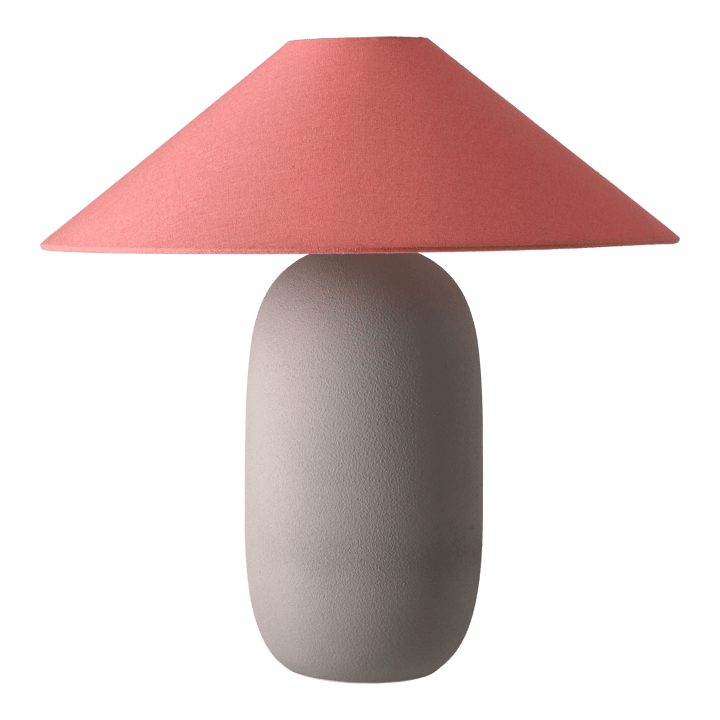 Boulder bordslampa 48 cm grey-peach - undefined - Scandi Living