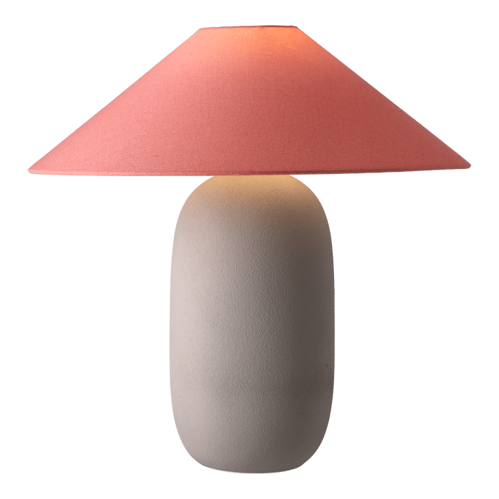 Boulder bordslampa 48 cm grey-peach,  Scandi Living