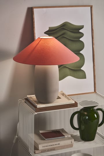 Boulder bordslampa 48 cm grey-peach - undefined - Scandi Living