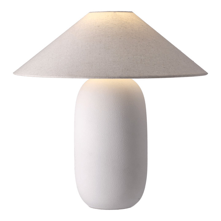 Boulder bordslampa 48 cm white-nature, Lampfot Scandi Living