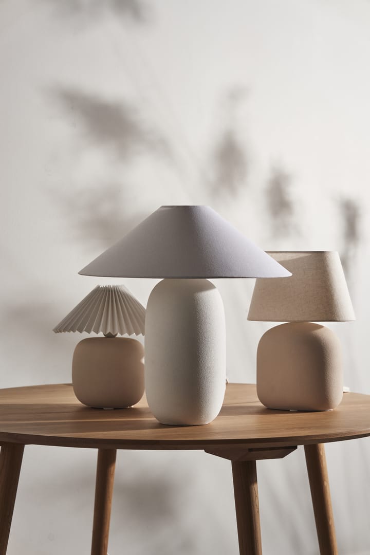 Boulder bordslampa 48 cm white-white, Lampfot Scandi Living