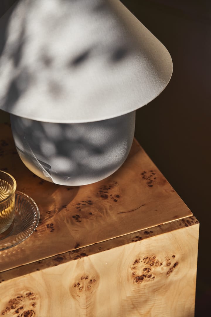 Boulder table lamp 29 cm grey-white, Lamp base Scandi Living