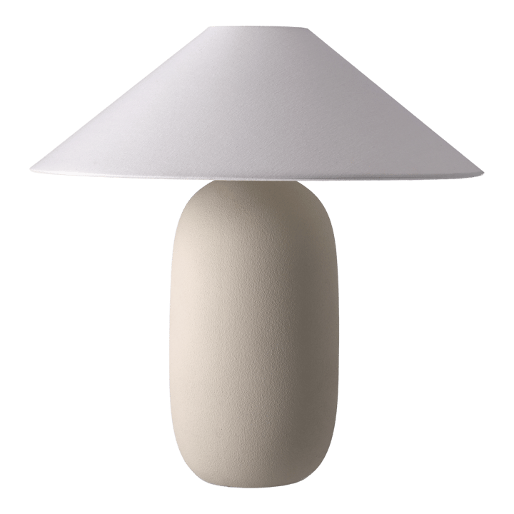 Boulder table lamp 48 cm beige-white, Lamp base Scandi Living