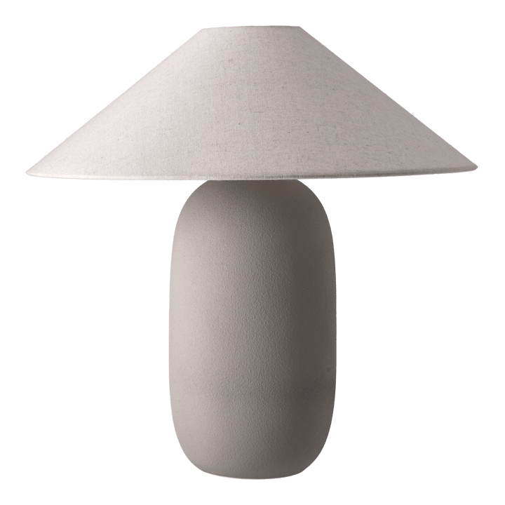 Boulder table lamp 48 cm grey-nature, Lamp base Scandi Living