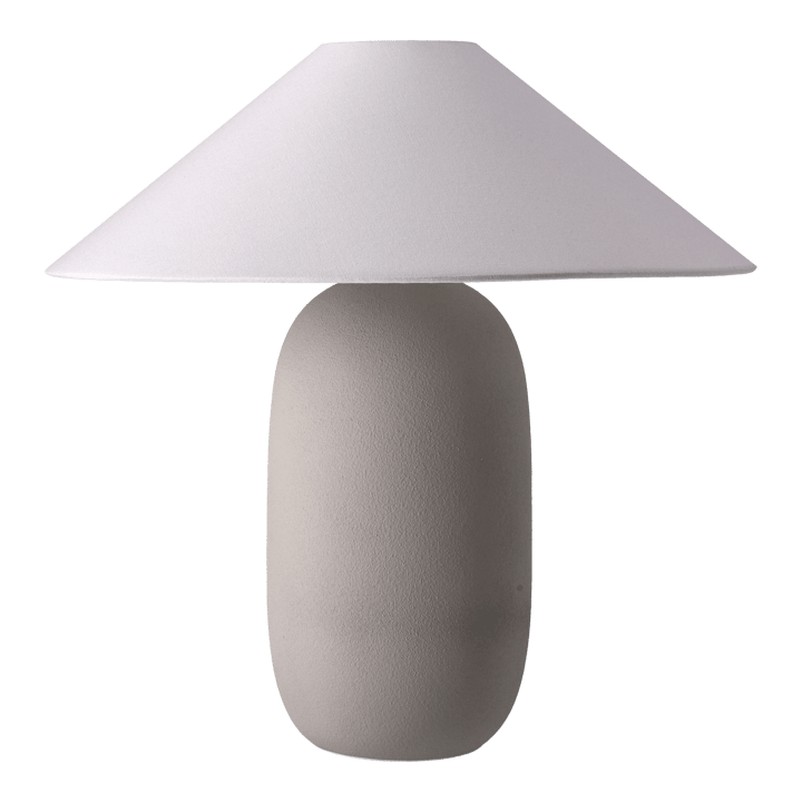 Boulder table lamp 48 cm grey-white, Lamp base Scandi Living
